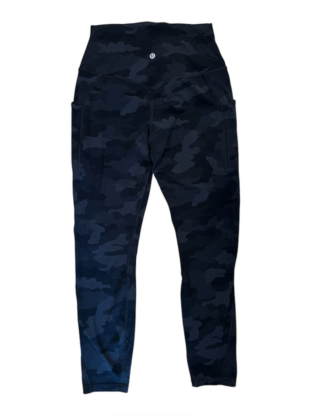 lululemon athletica Black & Charcoal Camo High-Rise Leggings - Picture 3 of 3